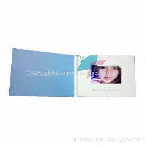 3.5 inch LCD video greeting card/video module for greeting cards/video player greeting card
